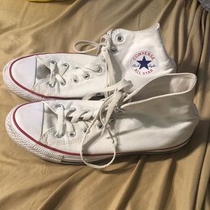 White Hightop Converse !